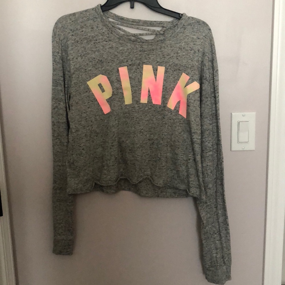 nwot long sleeve PINK tee